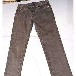Bonobos Jeans Mens 31 30 Brown Denim Stretch Travel French Straight